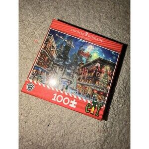 Ceaco Thomas Kinkade Studios Elf Interlocking Jigsaw Puzzle 100 Christmas